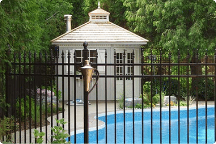Modern Pool Fence Enclosure for Uxbridge Home